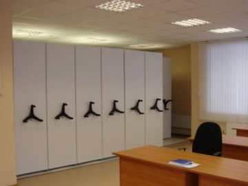 Мобильные офисные стеллажи