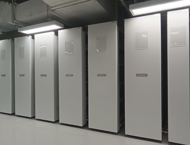 стеллажи с электроприводом